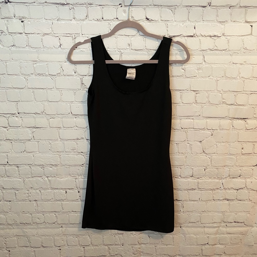 Skin tight black dress